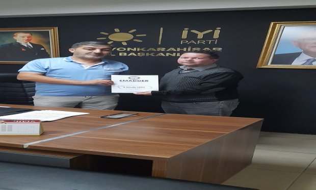 İYİ Parti Afyonkarahisar İl Başkanlığı'na Emadder Ziyareti