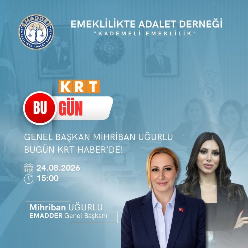 GENEL BAŞKANIMIZ SAYIN MİHRİBAN UĞURLU KRT HABER CANLI YAYININDA