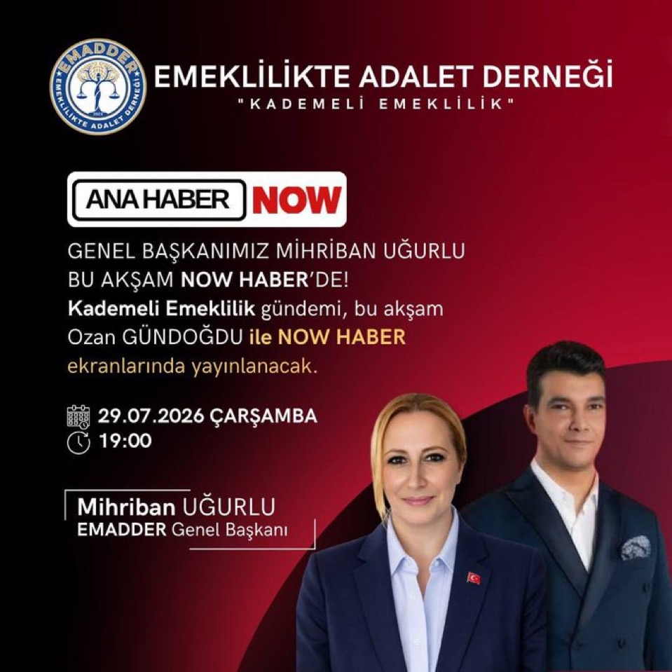 GENEL BAŞKANIMIZ SAYIN MİHRİBAN UĞURLU NOW ANA HABER EKRANLARINDA