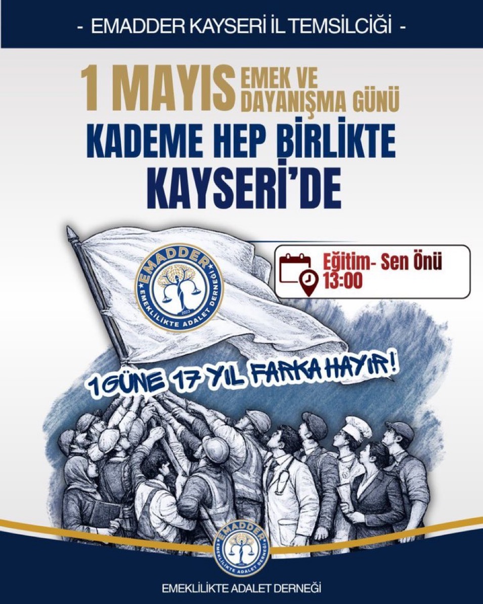 KAYSERİ 1 MAYIS ETKİNLİĞİ